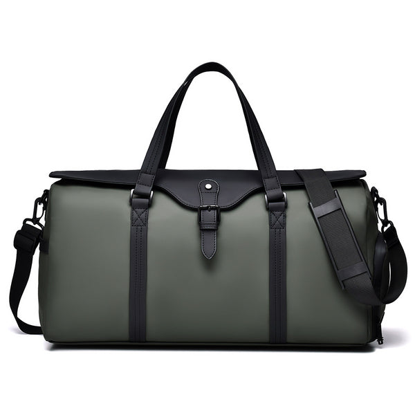 Cross-border large-capacity short-distance travel bag, simple leisure dry and wet separation fitness bag, can be set, tie rod luggage storage bag