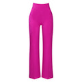 D359 european and american clothing   new fashion elegant elastic waist casual plus size wide leg pants african style trousers