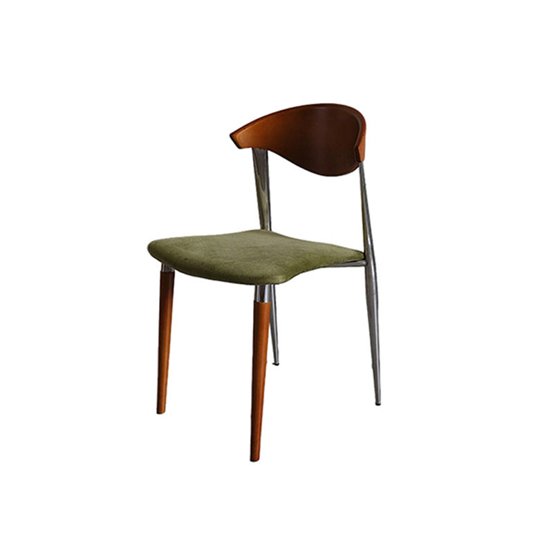 Used dining chair home backrest desk chair designer retro wabi-sabi style large c dining chair minimalist study chair