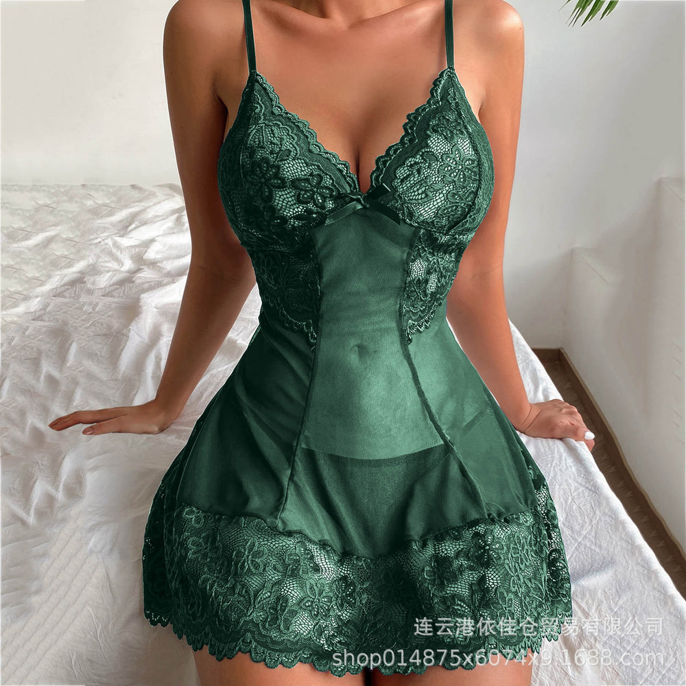 cross-border hot selling  skirt  supply european and american sexy lingerie sexy temptation lace