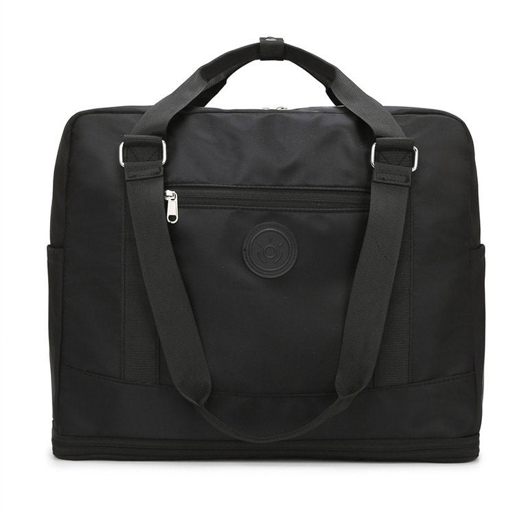 New expandable fitness bag, light luggage storage bag for short trips, large capacity cover, tie rod fashion travel bag.