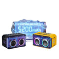 Transformers y02max wireless bluetooth speaker with rgb lighting, dual speakers, subwoofer, tws, outdoor desktop speaker