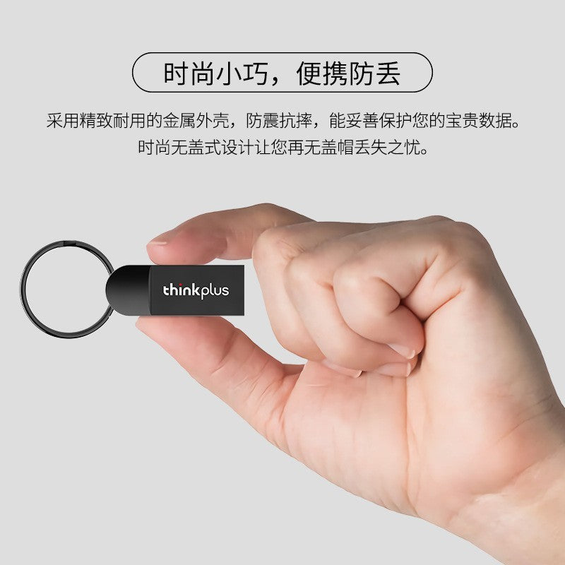 Lenovo MU222 high-speed U disk 64G large-capacity gift USB stick lettering logo computer car metal flash drive