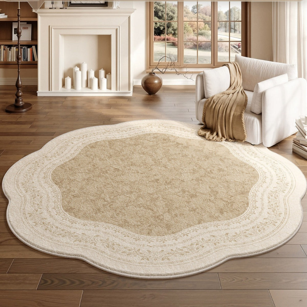 French round carpet  new living room sofa bedroom bedside balcony floor mat non-slip chair computer chair special shape