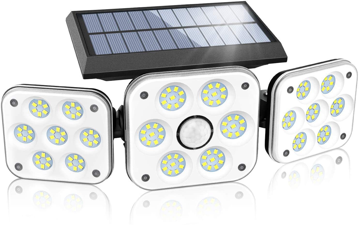 Cross-border new solar 70LED human body induction wall lamp, courtyard outdoor wall lamp, waterproof lighting street lamp