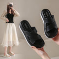 Women's summer slides: new non-slip, versatile, casual, height-increasing, premium soft sole thong sandals