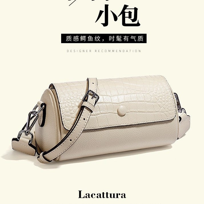 Women's bags autumn/winter 2024 new arrivals: genuine leather crossbody bags, wholesale small bags, fashionable and versatile niche shoulder bags, trendy styles