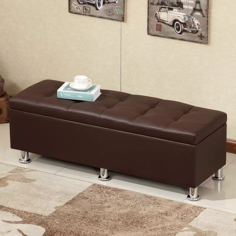 Shoe changing stool for home door storage storage stool fitting room rectangular bed end sofa bench can sit on small stool