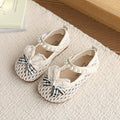 Girls' princess flats - bowknot, rhinestone & pearl embellished, fashionable & breathable sandals - perfect for school, performances & everyday wear (flat sole)