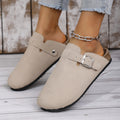 Plus size women's cork bottom slippers export baotou half-slippers birkenstock shoes 35-48 sizes shipped according to customer plan