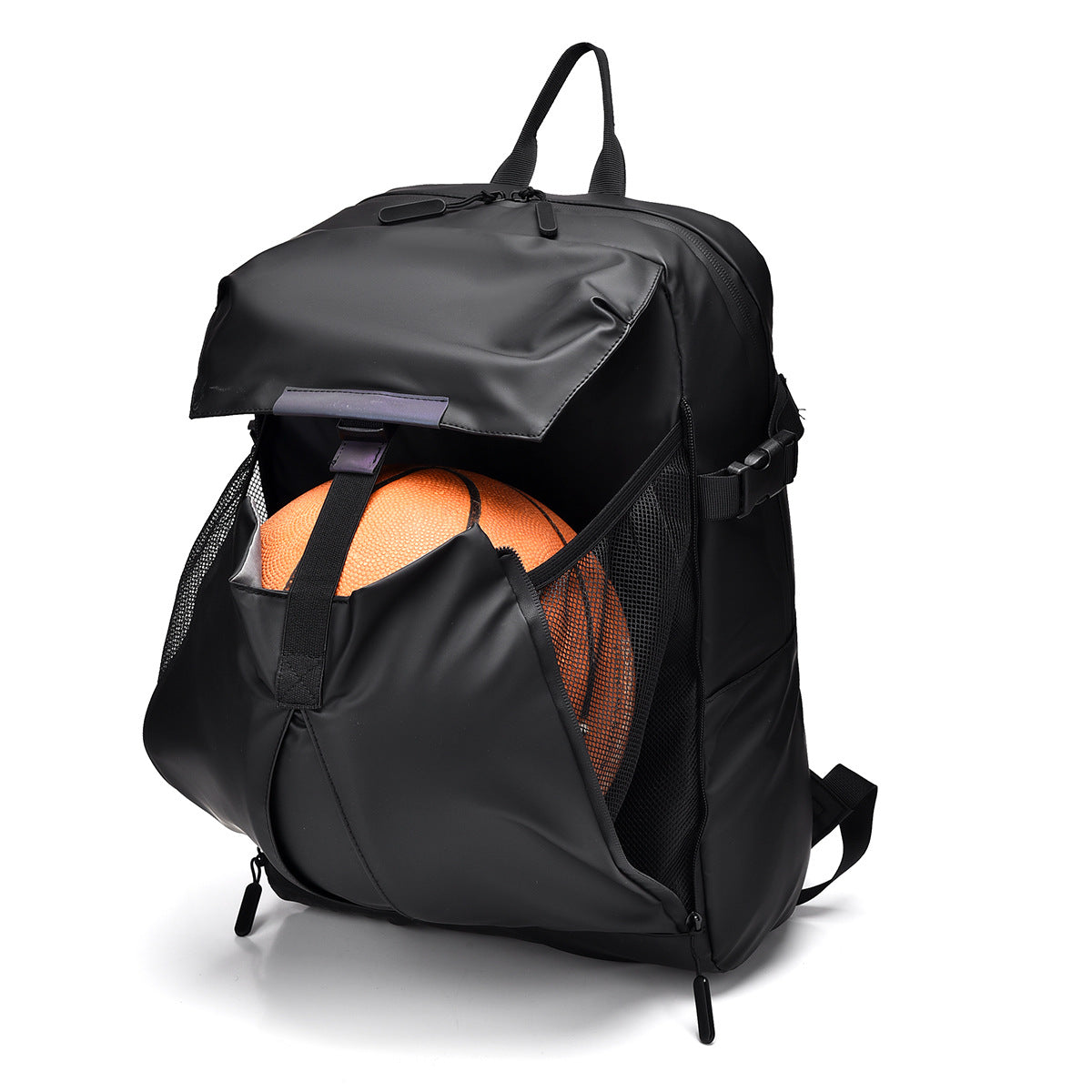 Customized backpack multi-functional large-capacity leisure travel computer bag men's high-end nylon cloth business basketball backpack