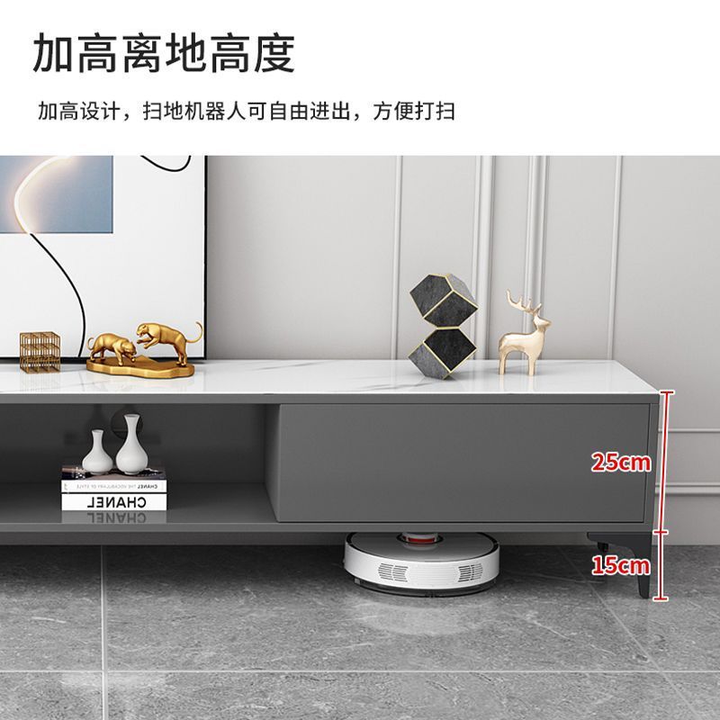 Tv cabinet living room 2025new arrival floor-standing for home storage cabinet all-in-one small apartment tv cabinet coffee table