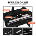 Satchel document bag briefcase oxford cloth office meeting bag business document bag zipper information bag printing logo