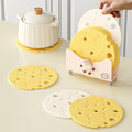 Silicone insulated placemat - cream style table protector, bowl mat, plate & pot holder, premium coaster, high-temperature resistant placemat