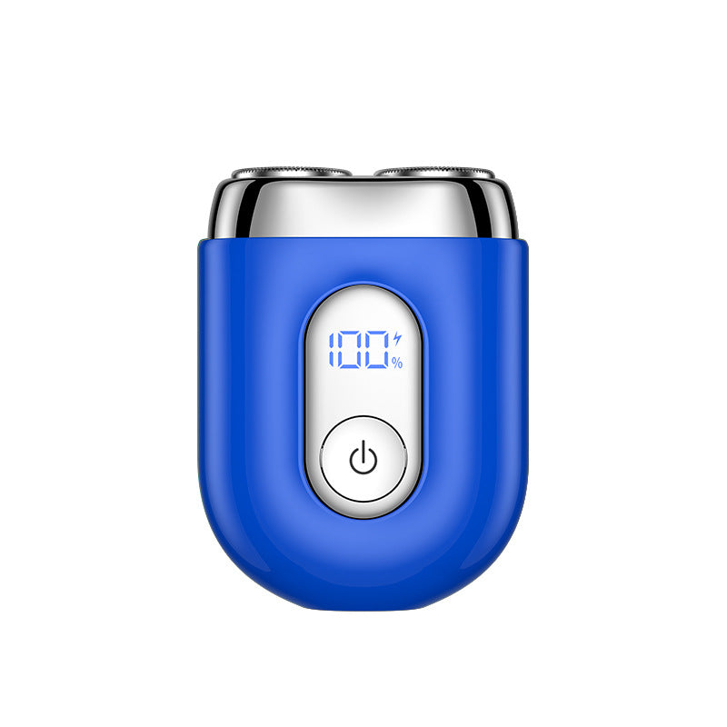 Magnetic floating head mini alloy electric shaver - fully washable, quick charge, portable, car shaver - wholesale