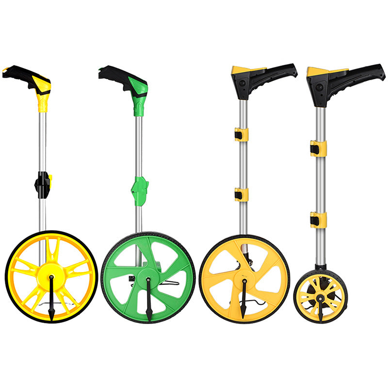 Ranging wheel Hand push roller type rangefinder Measuring vehicle Mechanical digital display Outdoor rolling push ruler Engineering measuring ruler