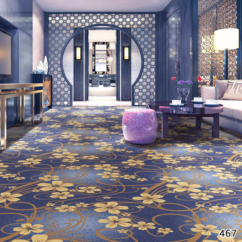 Restaurant carpet chinoiserie style large area banquet hall private room hotel aisle flame retardant cerpet commercial full floor