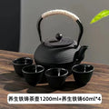 1200ml small cube + 4 cast iron cups