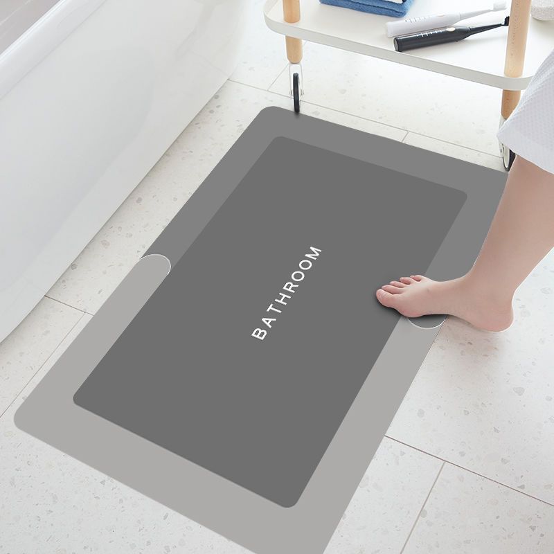 soft diatom mud floor mat bathroom non-slip mat casual toilet bathroom door absorbent quick-drying foot mat