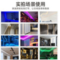 Cob led strip lights, self-adhesive, 12v/24v, flexible soft light bar, low voltage for home improvement, ceiling, cabinet, and retail store lighting, high brightness