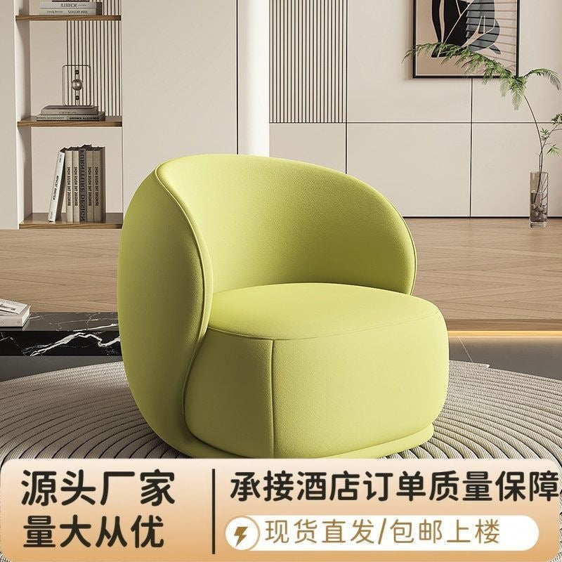 Balcony casual table and chair single sofa modern casual lazy casual chair creative designer reception negotiation combination