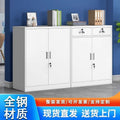 Office filing cabinet, metal cabinet, low cabinet, financial information file cabinet, floor-standing lockable storage cabinet, computer desk side cabinet