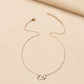Wholesale heart necklaces - european & american style, autumn/winter jewelry, women's elegant, fashionable, minimalist, light luxury, high-end sweater chains