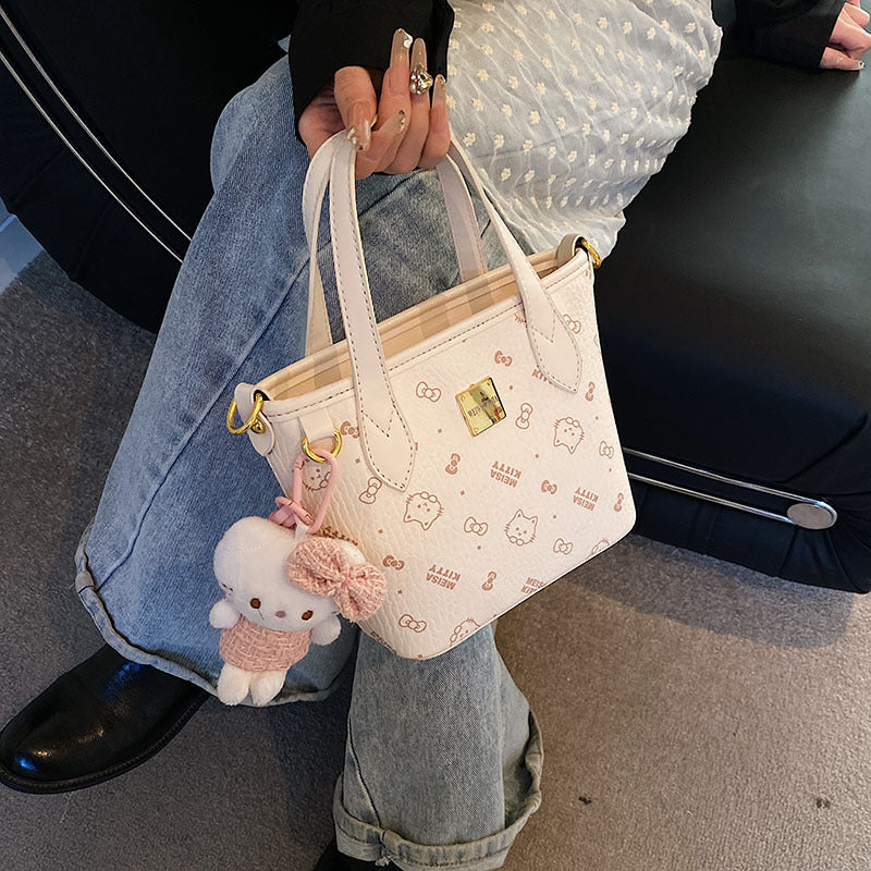 Cross-border super fire small bag women's spring and summer 2025 new versatile messenger bag popular this year portable bucket bag