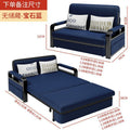 Sofa bed dual-purpose foldable small apartment living room multi-functional telescopic bed popular detachable washable fabric single sofa bed