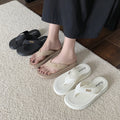 2026 new women's flip-flops - summer outdoor anti-slip thick-soled beach sandals - flat flip-flops for women