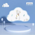 Newborn cloud pillow - breathable summer pillow with sweat-absorbing ice silk cover