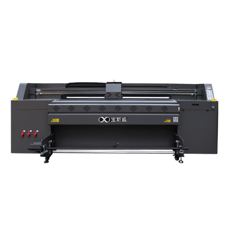 Baoswei mesh belt machine manufacturer down jacket light-colored PU leather low-odor coil machine environmentally friendly weak solvent printer