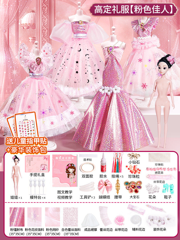 Kids' clothing design: girls' handmade diy pretend play wedding dress, traditional chinese costume, clothing accessories, toys - wholesale & gift options