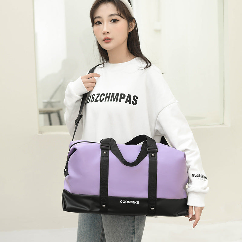 Short-distance travel bags Men's hand luggage bags Large capacity business travel bags Sports trendy fitness bags Crossbody bags