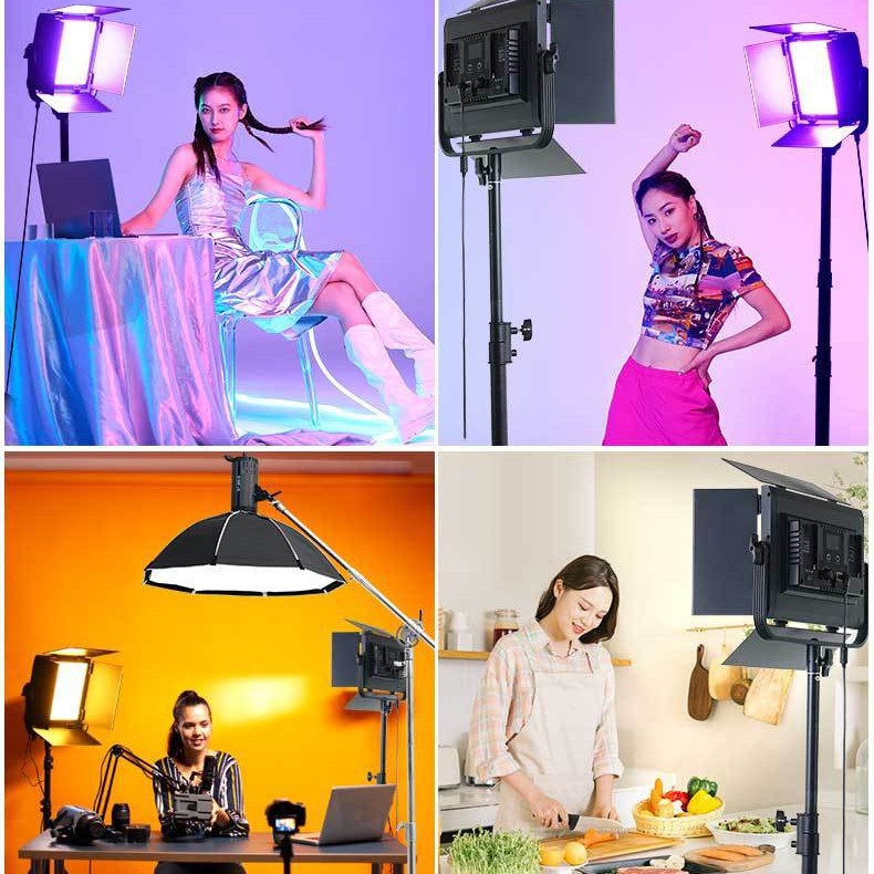 Customized RGB atmosphere live stream filling light live portrait shooting light outdoor portable lighting convenient photography light
