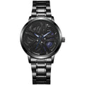 New arrivalmenrotate wheel stereocut out car modification gift watch middle southeast asia men's watch quartz watch