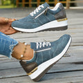 autumn new arrival: plus-size wedge heel casual sneakers, sizes 37-44. wholesale available. dropshipping to  and