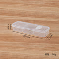 Food compartment storage box, plastic crisper box, meat and ingredients freezer box, ginger, onion and garlic box, packaging and storage, vegetable preparation box
