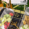 wholesale roasting cage stainless steel barbecue cage outdoor portable camping style picnic barbecue grill rotating rolling barbecue net