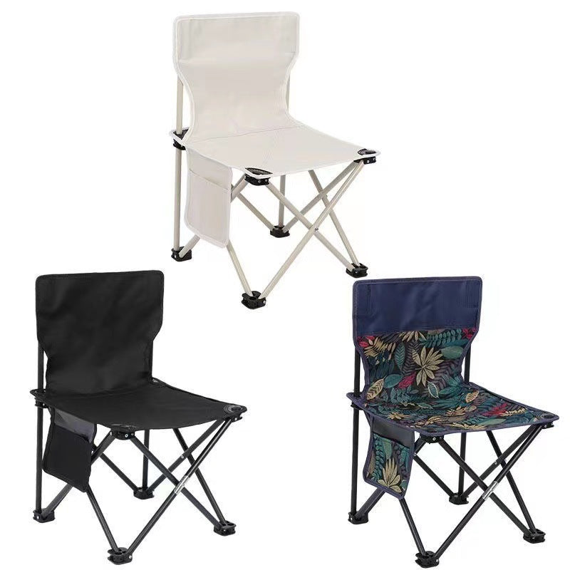 New Moon Chair Outdoor Portable High Back Chair Camping Fishing Folding Chair Household High Value Sketching Chair