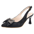 2026exportplus sizeprinting high heels women's outwearfashion style pointed toe bows toe women's sandals