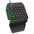 Limei gk103s illuminated gaming keyboard - mechanical feel, mobile gaming throne, one-handed keyboard, phone keypad converter