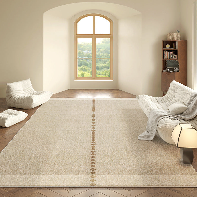 Carpet living room cream style waterproof maintenance-free  new style retro sofa coffee table no-wash and wipeable medieval floor mat