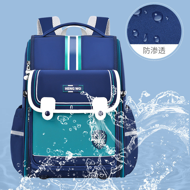 New scientific spine care primary school bag three-dimensional 3D back pad 123456th grade male and female school bag