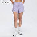 Women's high-waisted athletic shorts - summer quick-dry breathable running capris - outdoor training yoga fitness shorts d26045