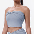 New arrivalexportfashiontube top yoga clothestops women's back with breast pad sports intimatesfashion fitness clothes suit