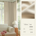 Modern minimalist blackout chenille curtain fabric wholesale for bedroom and living room - shaoxing keqiao curtains [project]