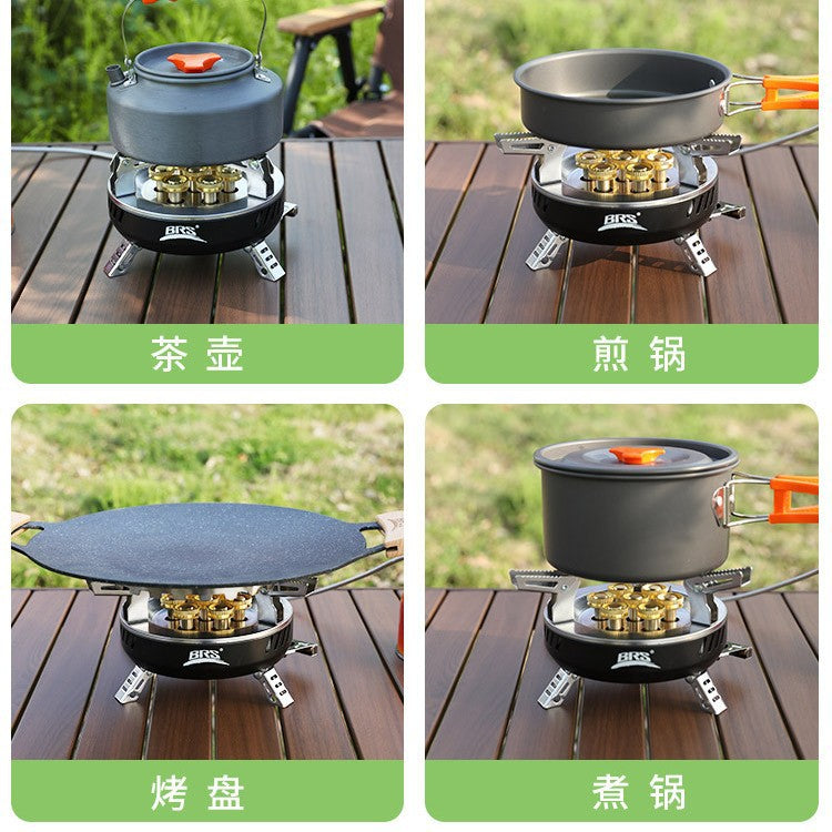 Brother jiedeng brs-207 seven-star outdoor stove brs-203 cassette stove fierce fire portable camping style liquefied gas stove