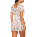 European and american sexy lingerie lace see-through hollow-out eyelash dress -  foreign trade source, ready stock