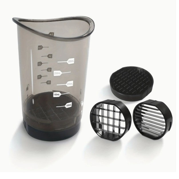 Stainless steel watermelon & egg slicer - home fruit cutter, slicer, cup, pulp remover, dicing & chopping tool
